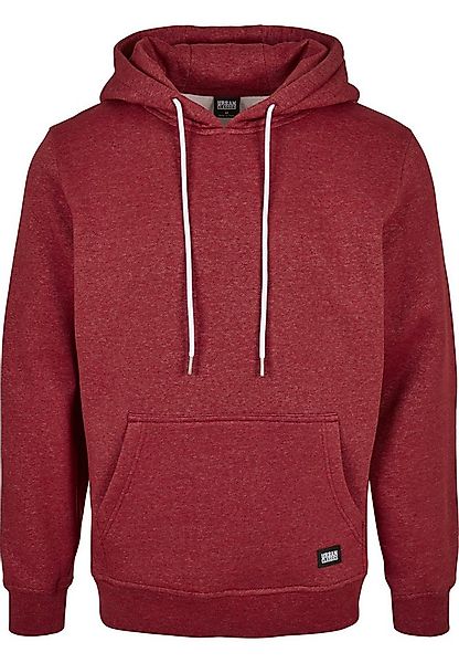 URBAN CLASSICS Rundhalspullover Urban Classics Herren Basic Melange Hoody ( günstig online kaufen