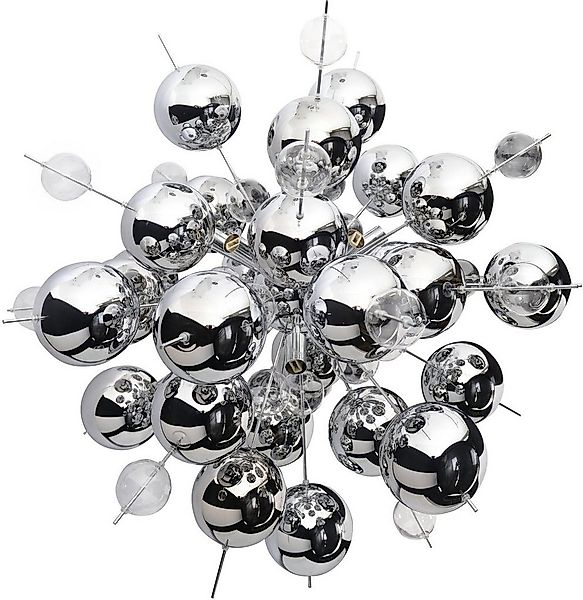 näve Pendelleuchte Explosion, ohne Leuchtmittel, Glaskugeln silber groß/kla günstig online kaufen