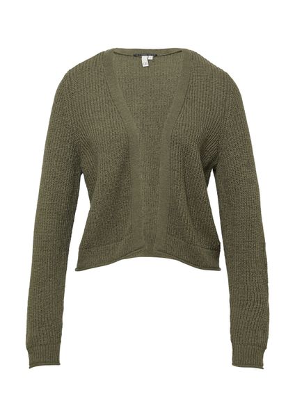 QS Cardigan Strickjacke Strickjacke aus Bändchengarn günstig online kaufen