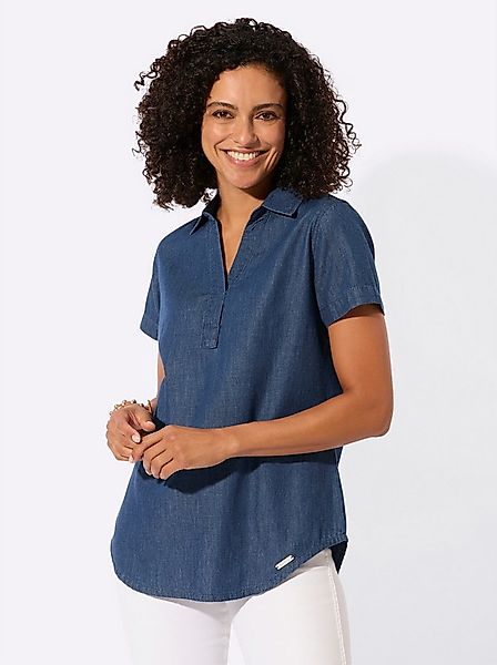 Witt Klassische Bluse Jeanstunika . günstig online kaufen