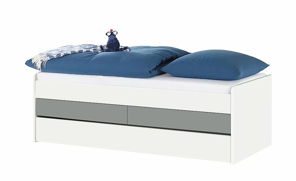 Duobett mit Stauraum  Grow Up ¦ weiß ¦ Maße (cm): B: 97 H: 66 Betten > Bett günstig online kaufen