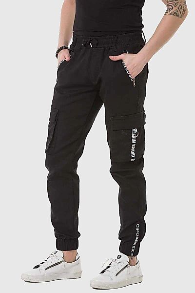 Cipo & Baxx Cargohose "Hose", mit elastischen Bündchen günstig online kaufen