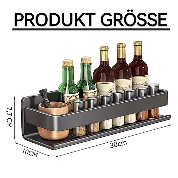 BlingBin Gewürzregal 30 cm Küchen Organizer günstig online kaufen