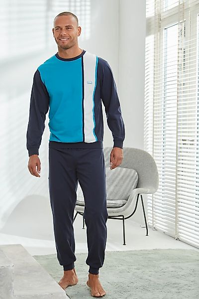 H.I.S Pyjama "Schlafanzug für Herren", (2 tlg., 1 Stück), Schlafanzug mit b günstig online kaufen