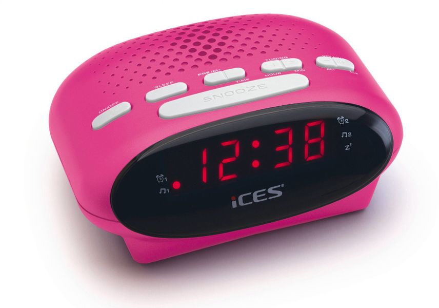 Lenco Radiowecker ICR-210 Pink modernes Uhrenradio günstig online kaufen