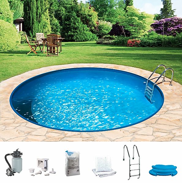 KONIFERA Rundpool "HOLIDAY 6" Höhe: 120 cm, in verschiedenen Größen günstig online kaufen