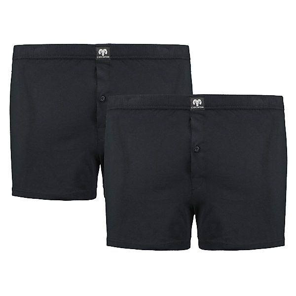 Ceceba Boxershorts aus Baumwoll-Jersey, Doppelpack Farbe schwarz Größe: 8 günstig online kaufen