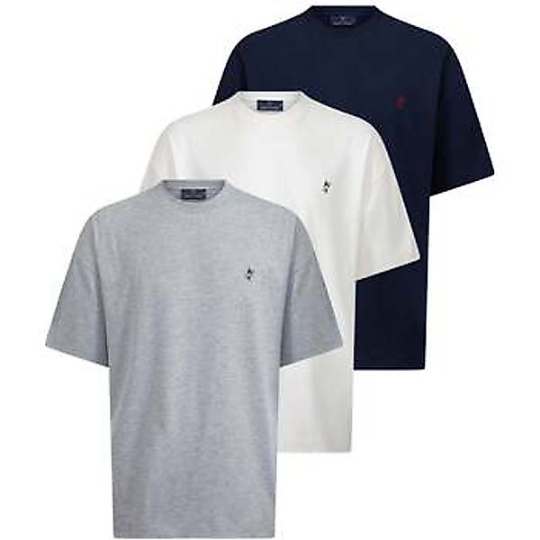 Jacey Quinn  T-Shirts & Poloshirts 3 Pack Of Oversize T-Shirt günstig online kaufen