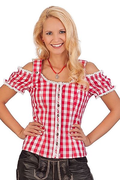 Spieth & Wensky Trachtenbluse Trachtenbluse - SIERRA - rot, grün günstig online kaufen