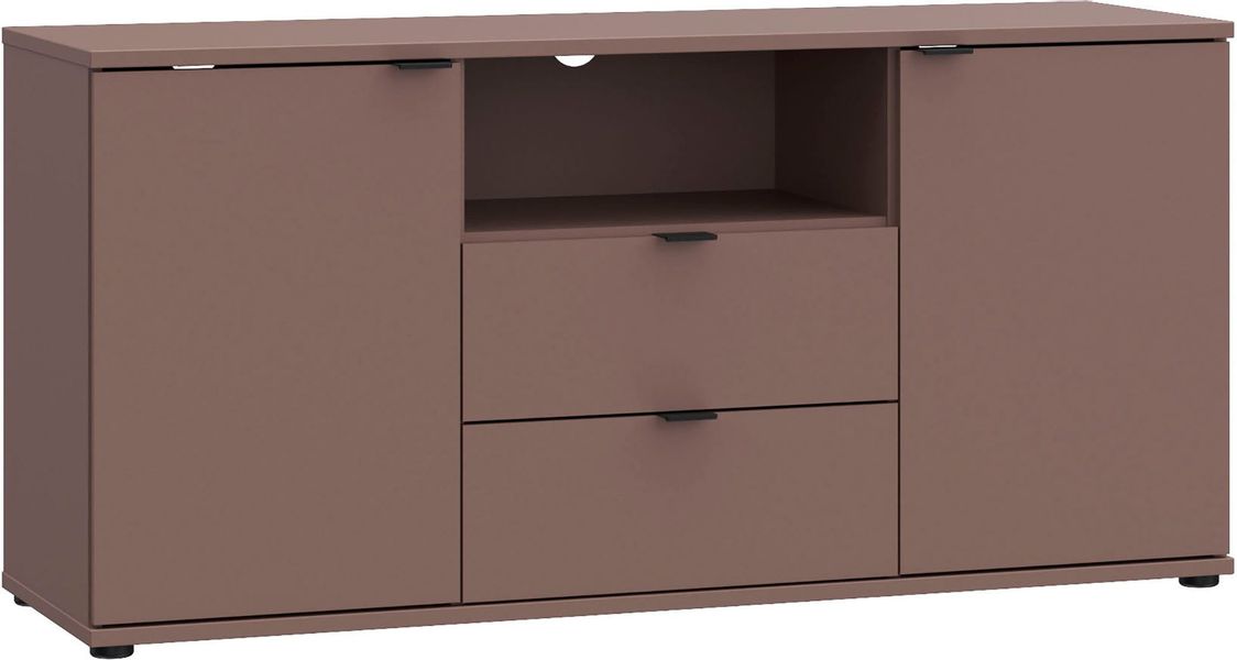 FORTE Lowboard "Ganymede" Breite 129,8cm, TV Board, Stauraum, Schublade; Me günstig online kaufen