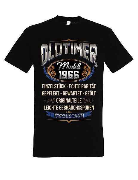 Youth Designz Print-Shirt Herren T-Shirt 1966 OLDTIMER Geburtstag Geschenk günstig online kaufen