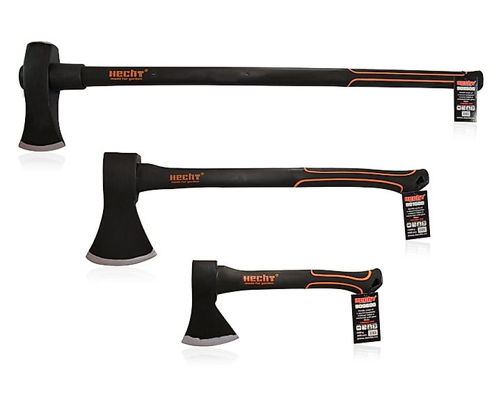 Hecht Axt 30cm Beil 55cm Axt 85cm Spaltaxt Set, (3-St), Fiberglaskern, mit günstig online kaufen