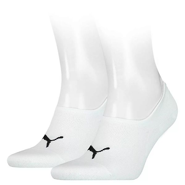 Puma Footie High Socken 2 Paare EU 43-46 White günstig online kaufen