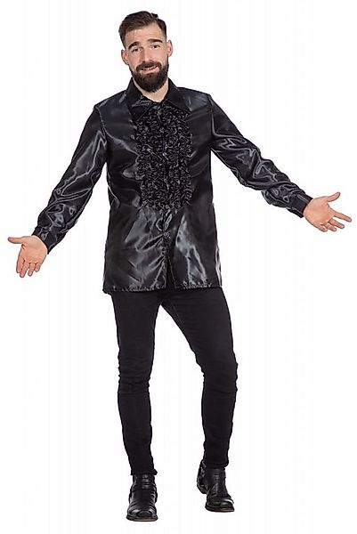 Wilbers Kostüm Rüschenhemd schwarz Herrenkostüm günstig online kaufen