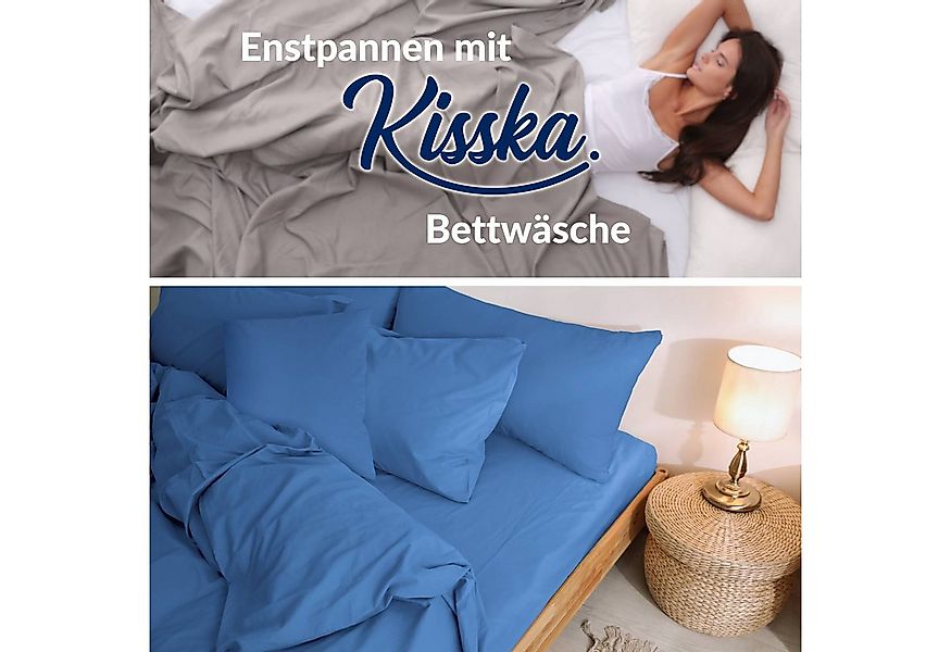 Kisska Kissenbezug LUNA Kissenüberzug Sofakissenbezug Kopfkissenbezug, (1 S günstig online kaufen