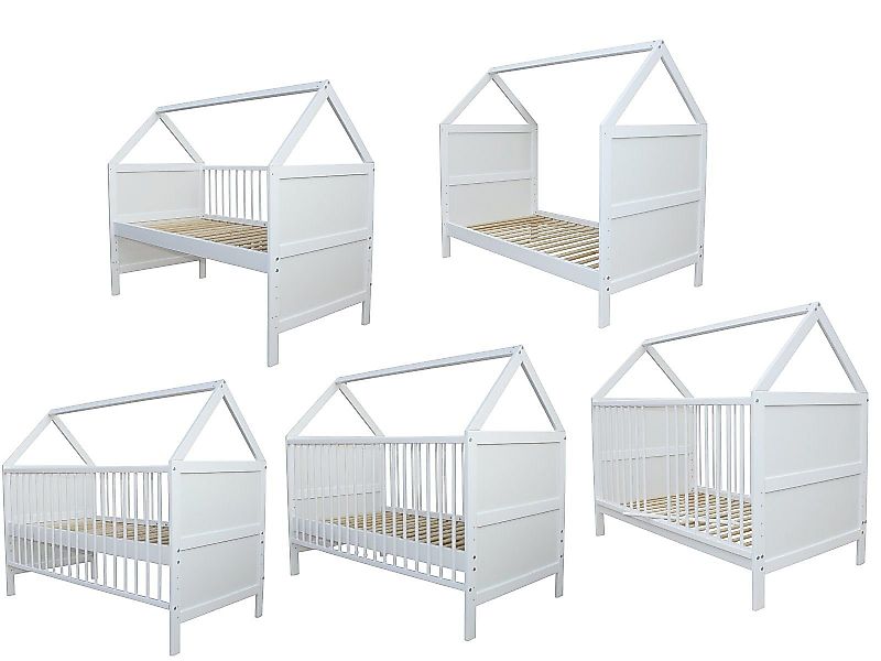 Micoland Hausbett Babybett Kinderbett Juniorbett Bett günstig online kaufen