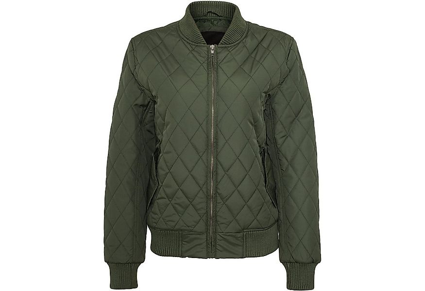 URBAN CLASSICS Bomberjacke Urban Classics Damen Ladies Diamond Quilt Nylon günstig online kaufen