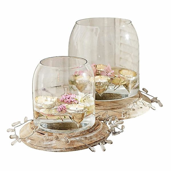 Mirabeau Windlicht Windlicht 2er Set Bran günstig online kaufen
