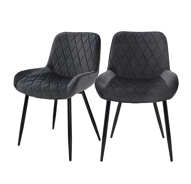 ML-DESIGN Stuhl Esszimmerstuhl mit Rücken- und Armlehnen, Metallbeine Küche günstig online kaufen