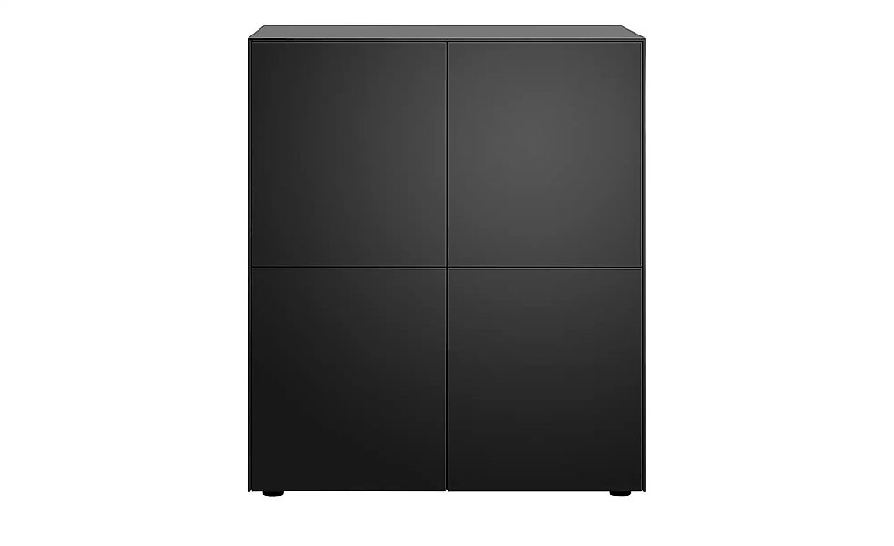 Highboard  Stream Premium ¦ schwarz ¦ Maße (cm): B: 100 H: 120 T: 43 Kommod günstig online kaufen