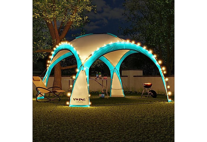 Swing&Harmonie Faltpavillon LED Event Pavillon XXL DomeShelter 450cm, inkl. günstig online kaufen