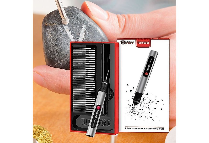 OKWISH Graviergerät Kabelloser Gravurstift elektrischer Schnitzstift Rotati günstig online kaufen