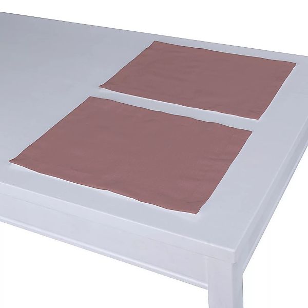 Tischset 2 Stck., altrosa, 30 x 40 cm, Leinen (159-12) günstig online kaufen