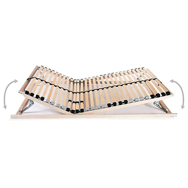 vidaXL Lattenrost mit 28 Lamellen 7 Zonen 80 x 200 cm605886 günstig online kaufen
