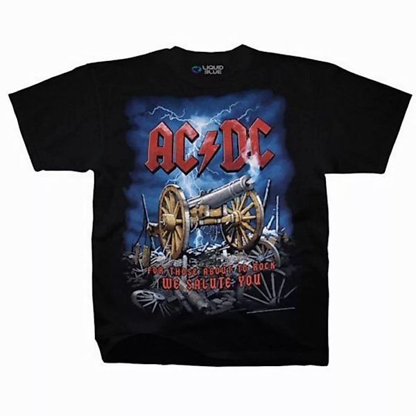 Liquid Blue T-Shirt AC/DC - Cannon Carnage mit lizensiertem Print günstig online kaufen