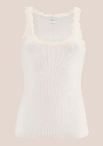 MADELEINE Trägertop "Spitzentop Ärmelloses Sommer-Top mit edler Spitze" günstig online kaufen