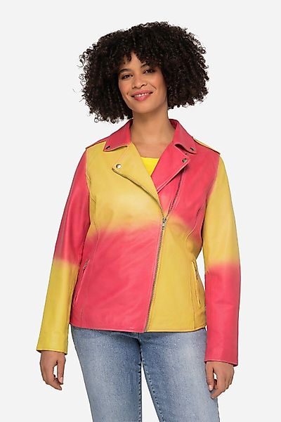 Angel of Style Lederjacke Lederjacke zweifarbig günstig online kaufen