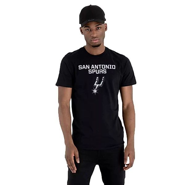 New Era Team Logo San Antonio Spurs Kurzärmeliges T-shirt XL Black günstig online kaufen