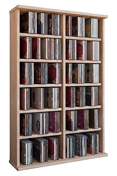 VCM CD-Regal Holz CD DVD Stand günstig online kaufen