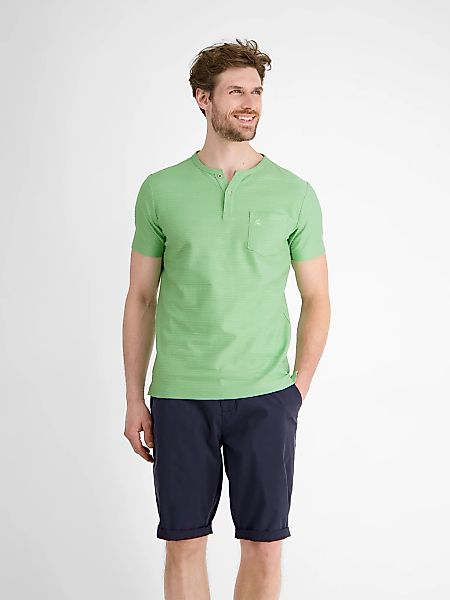 LERROS Henleyshirt "LERROS Serafino-Shirt, sommerlich-tonal gestreift" günstig online kaufen
