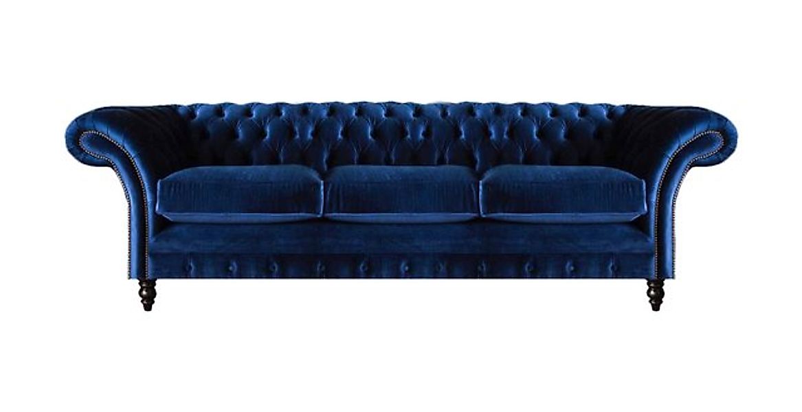 JVmoebel Chesterfield-Sofa Luxus Sofa Dreisitzer Wohnzimmer Polster Stoff T günstig online kaufen