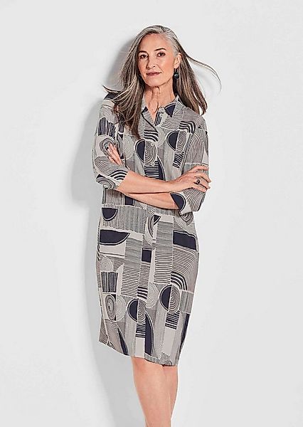 GOLDNER Sommerkleid Kurzgröße: Klassische Form mit Knopfleiste und Taschen, günstig online kaufen