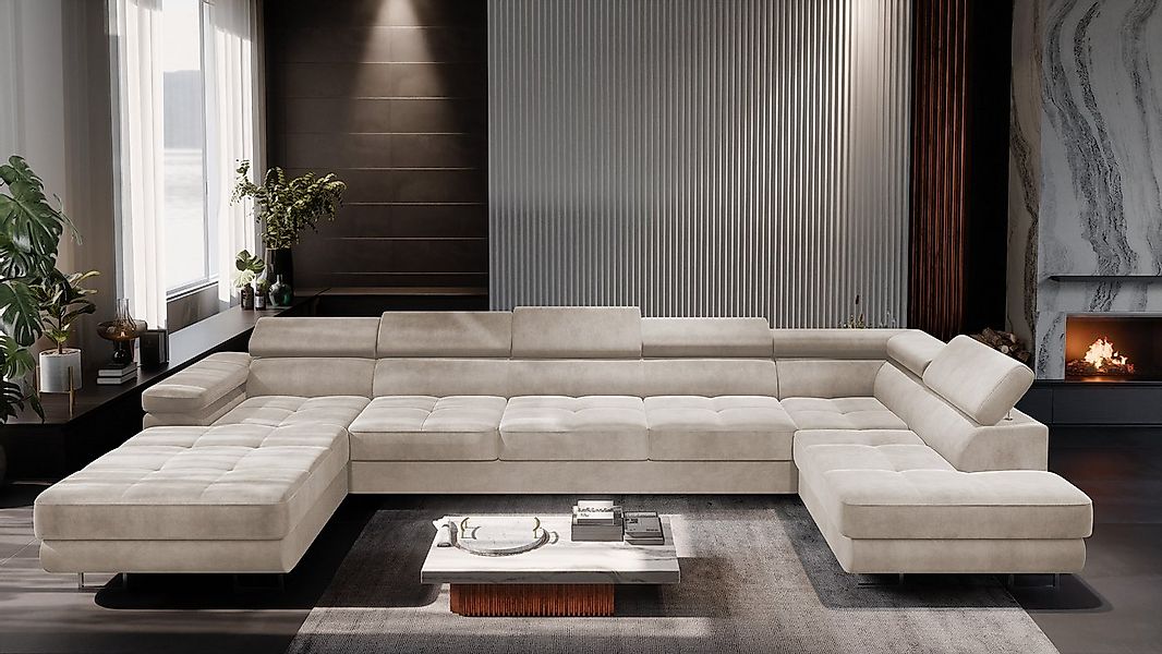 NEXT COLLECTION Ecksofa WILD MAXI U, elegante Metallbeine, verstellbare Kop günstig online kaufen