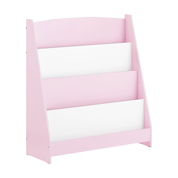 SoBuy Bücherregal Kinderregal mit 4 Ablagefächern Zeitungsständer KMB32-P günstig online kaufen