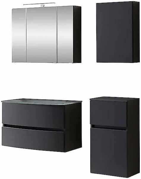 welltime Badezimmer-Set »Kaunas« Set, 4 Stk. tlg. günstig online kaufen