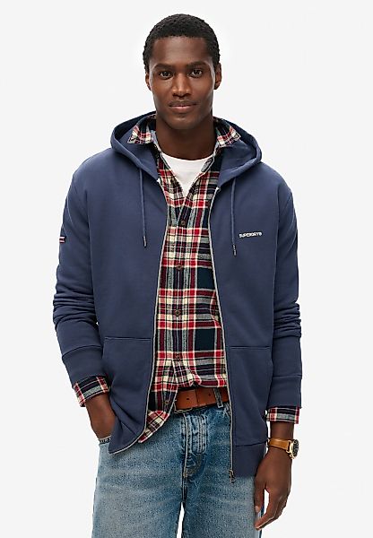 Superdry Kapuzensweatjacke PLAIN ZIP HOOD günstig online kaufen