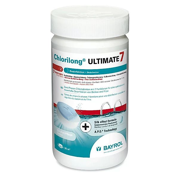 Bayrol Chlorilong Ultimate7 Zwei-Phasen-Chlortablette 1,2 kg günstig online kaufen