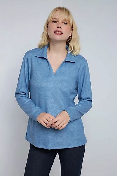 Gina Laura Sweatshirt Sweatshirt mit Kragen günstig online kaufen