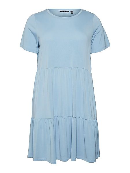 VERO MODA Kurzärmeliges Minikleid Damen Blau günstig online kaufen