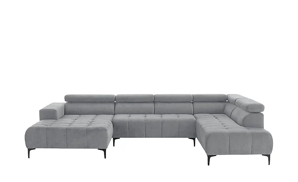 switch Wohnlandschaft  Caro ¦ grau ¦ Maße (cm): B: 350 H: 81 T: 214.0 Polst günstig online kaufen