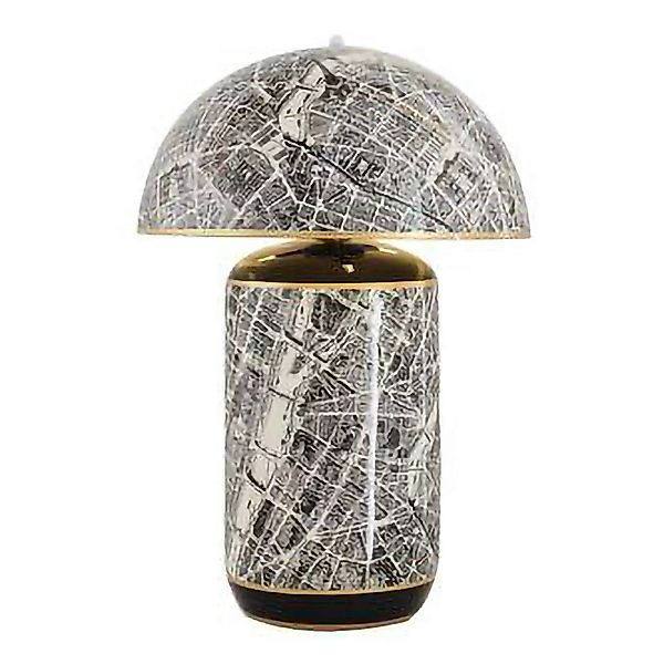 KARE Tischlampe Streets of Paris schwarzweiß Stahl Porzellan günstig online kaufen