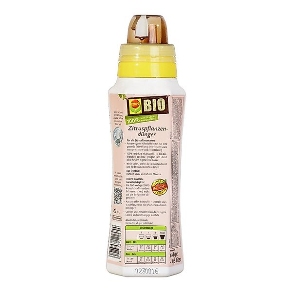 Compo Pflanzendünger COMPO Bio Zitruspflanzendünger 500ml günstig online kaufen