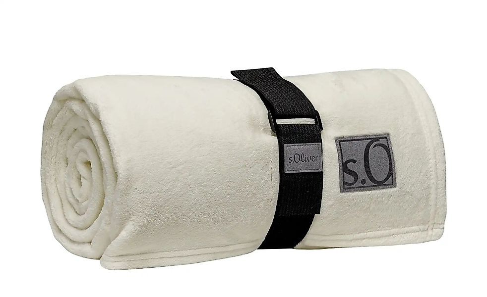 S.Oliver Kuscheldecke  Kuschelsoft ¦ grau ¦ Synthetik ¦ Maße (cm): B: 150 D günstig online kaufen