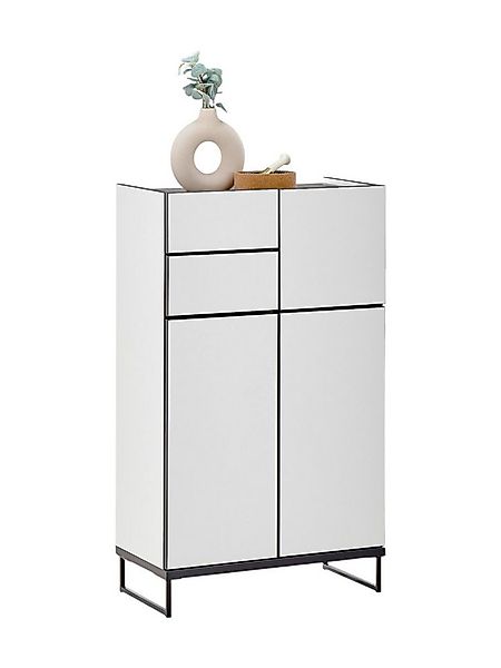 moebel-dich-auf Highboard VEGAS (Badezimmerschrank, Midischrank), Weiß matt günstig online kaufen
