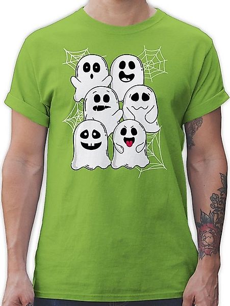 Shirtracer T-Shirt Lustige Geister Gespenster Geist Gespenst Halloween Kost günstig online kaufen