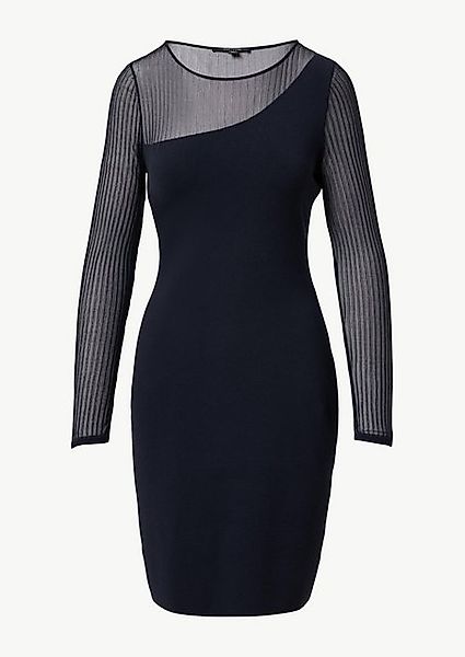 Comma Minikleid Schmal geschnittenes Strickkleid mit günstig online kaufen
